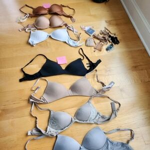 Victoria's Secret Bra Collection - Black, White, Tan, Brown